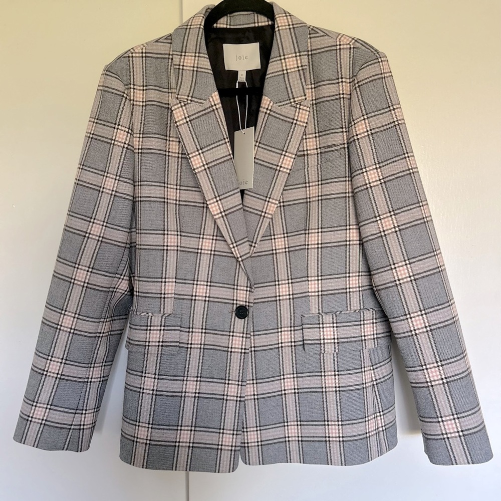 JOIE plaid blazer- NWT